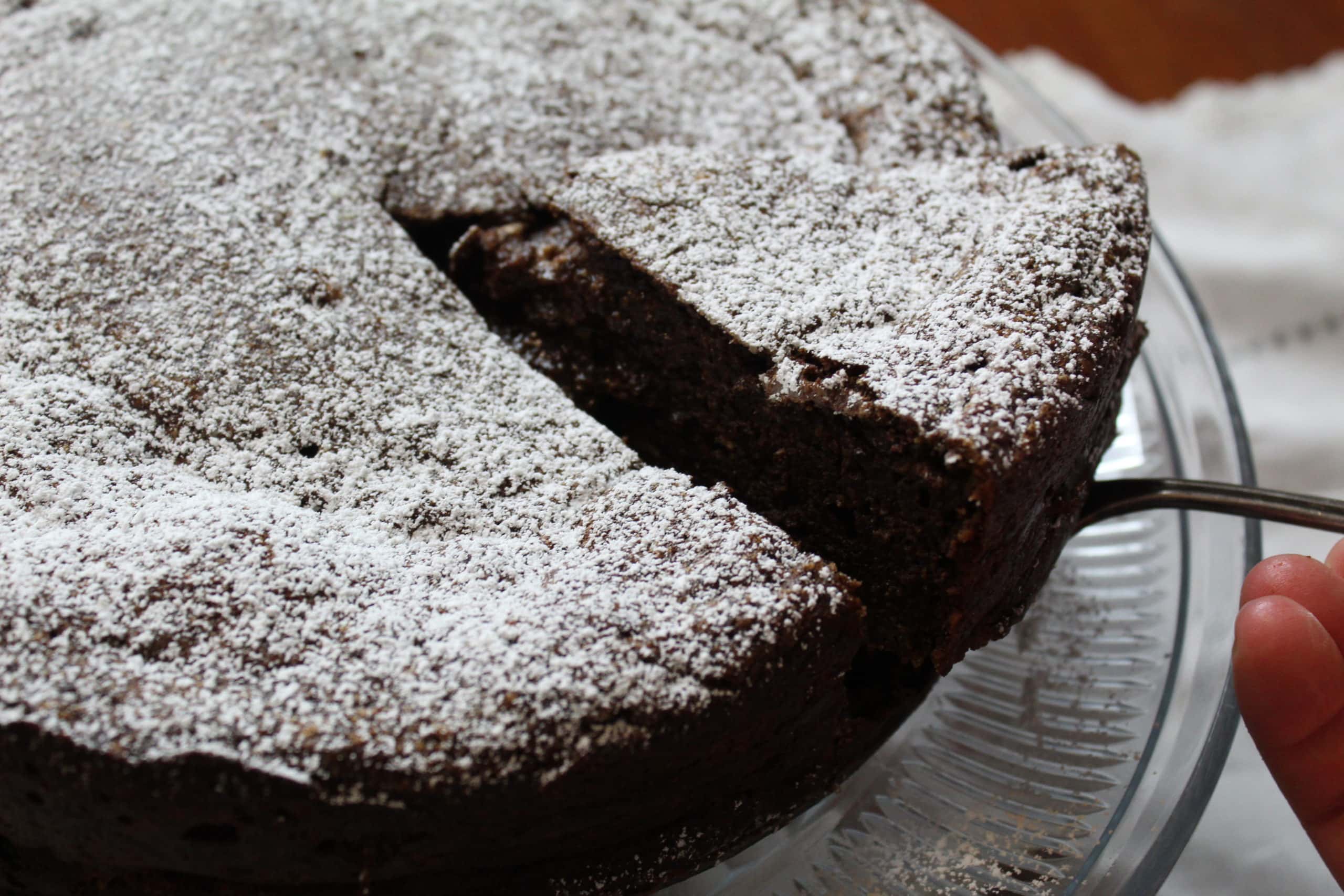 Simple Flourless Chocolate Cake